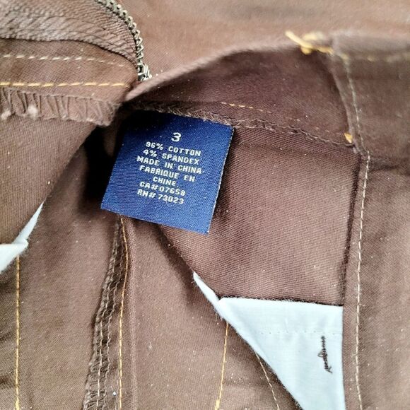 2/$20 Brand New Seductions Jeans Brown Pants Size: 3 - Picture 7 of 10